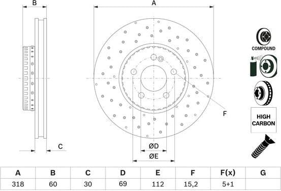 Brake Disc 0 986 479 H37