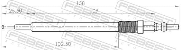 Glow Plug 16642-005 - image 2