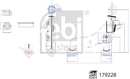 Control/Trailing Arm, wheel suspension 179228 - image 3