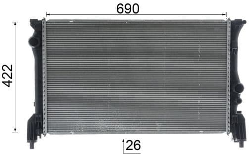 Radiator, engine cooling BEHR *** PREMIUM LINE *** CR 931 000P - image 12