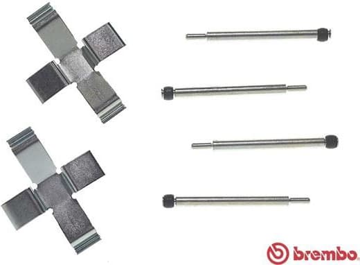 Accessory Kit, disc brake pad PRIME LINE A 02 210