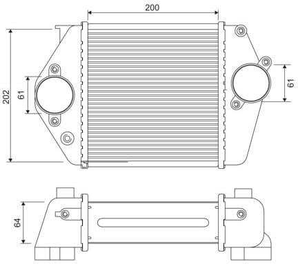 Charge Air Cooler 818380