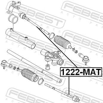 Inner Tie Rod 1222-MAT - image 2
