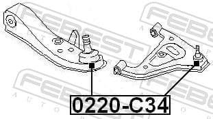 Ball Joint 0220-C34 - image 2