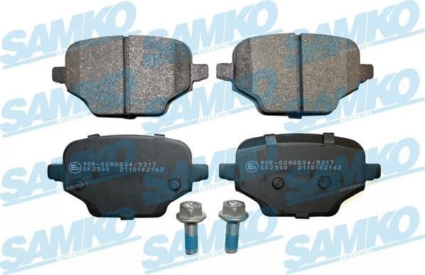 Brake Pad Set, disc brake 5SP2162