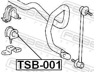 Mounting, stabiliser bar TSB-001 - image 2