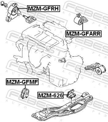 Mounting, engine MZM-GFMF - image 2