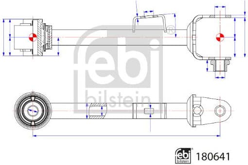 Control/Trailing Arm, wheel suspension 180641