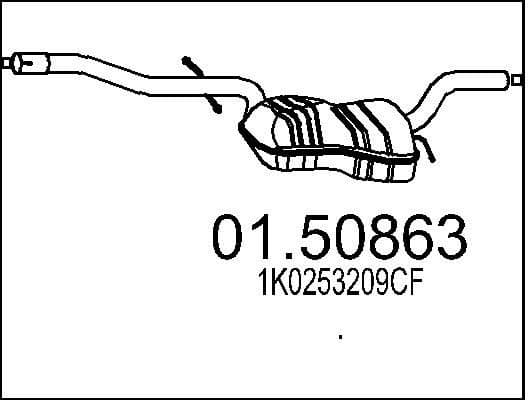 Centre Muffler 01.50863