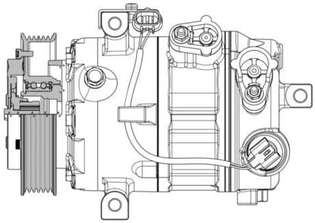 Compressor, air conditioning BEHR *** PREMIUM LINE *** ACP 637 000P - image 2