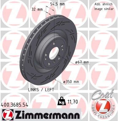 Brake Disc BLACK Z 400.3685.54