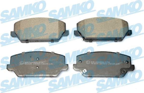 Brake Pad Set, disc brake 5SP2165