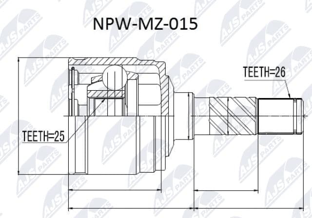 Joint Kit, drive shaft NPW-MZ-015