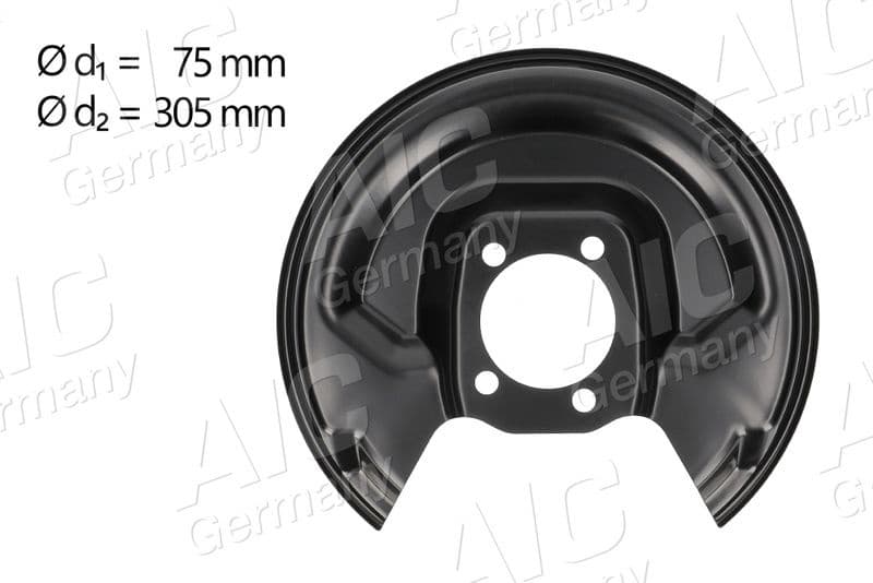 Splash Guard, brake disc NEW MOBILITY PARTS 58262