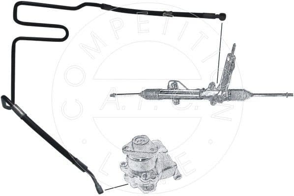 Hydraulic Hose, steering Original AIC Quality 54994