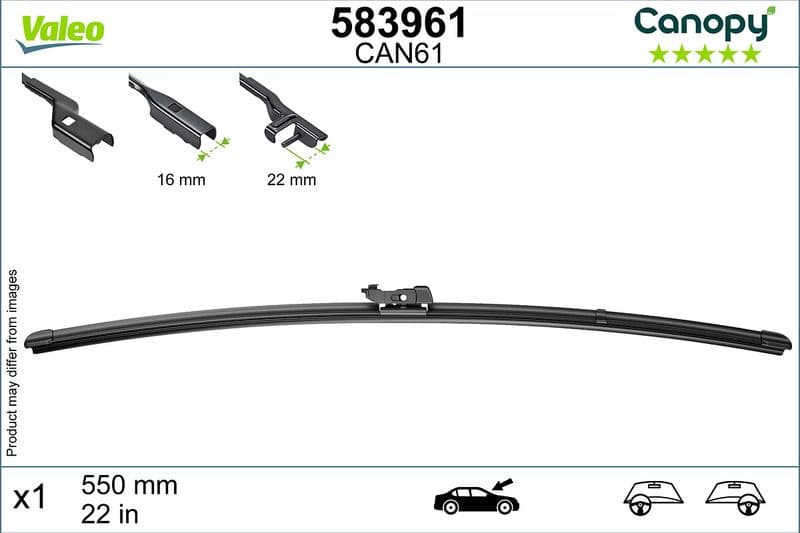 Wiper Blade CANOPY 583961
