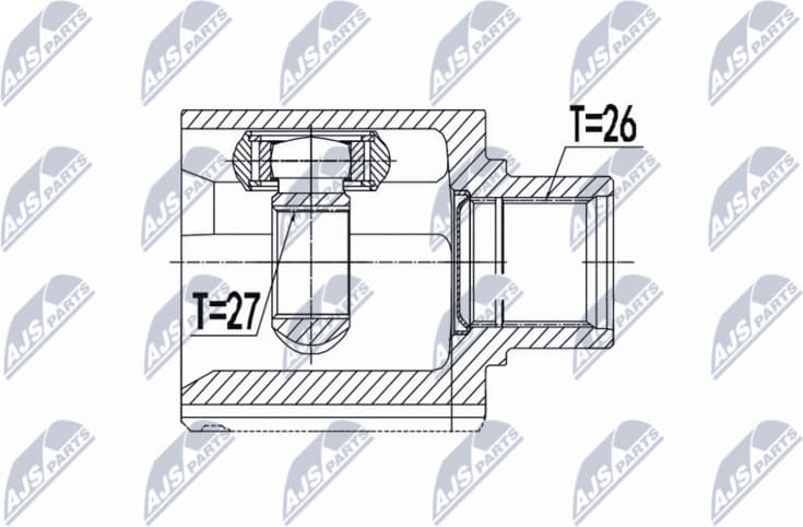 Joint Kit, drive shaft NPW-VW-076