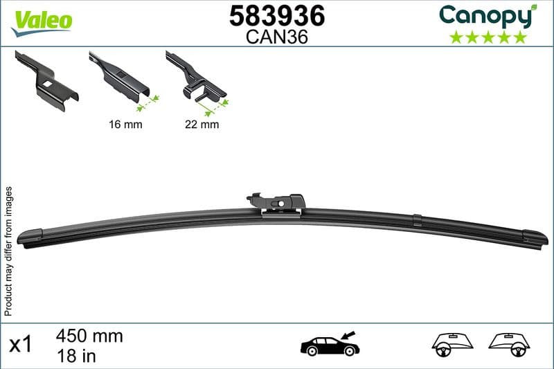 Wiper Blade CANOPY 583936