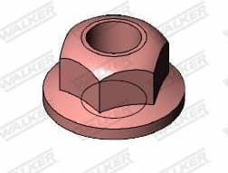 Nut spalvoto metalo exhaust manifold turbo muffler - image 4