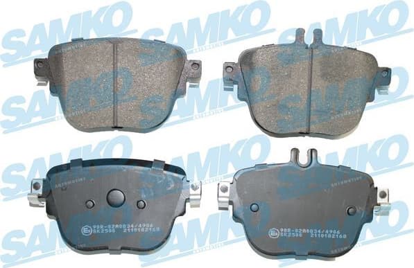 Brake Pad Set, disc brake 5SP2168