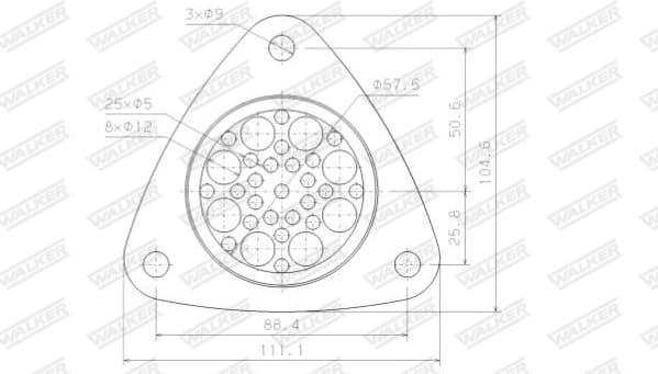 Gasket, exhaust pipe 80559 - image 3