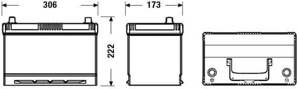 Starter Battery EXCELL ** EB955 - image 2