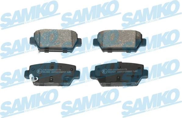 Brake Pad Set, disc brake 5SP2231