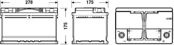 Starter Battery EFB EL652 - image 2