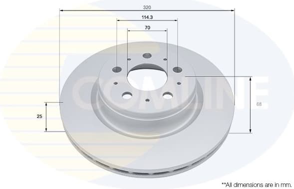 Brake Disc COATED ADC5114V