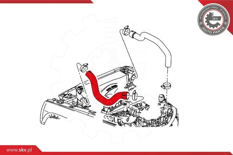 Charge Air Hose 43SKV140 - image 3