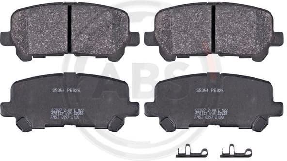 Brake Pad Set, disc brake 35354