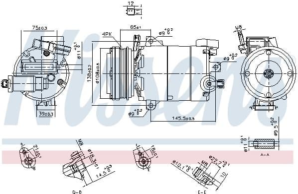 Compressor, air conditioning ** FIRST FIT ** 890794
