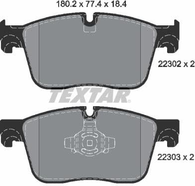 Brake Pad Set, disc brake Q+ 2230201