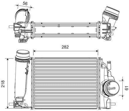 Charge Air Cooler 818317