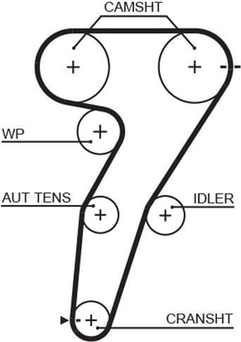 Water Pump & Timing Belt Kit PowerGrip™ KP15469XS - image 2