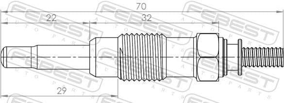 Glow Plug 16642-003 - image 2