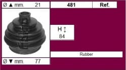 CV Joint Boot kit with clamps and grease