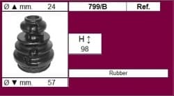 CV Joint Boot kit with clamps and grease