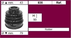 CV Joint Boot kit with clamps and grease