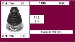 CV Joint Boot with metal plate