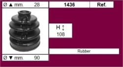 CV Joint Boot kit with clamps and grease