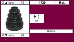 CV Joint Boot kit with clamps and grease