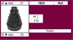 Apsauga granatos komplektas su sąvaržomis ir tepalu