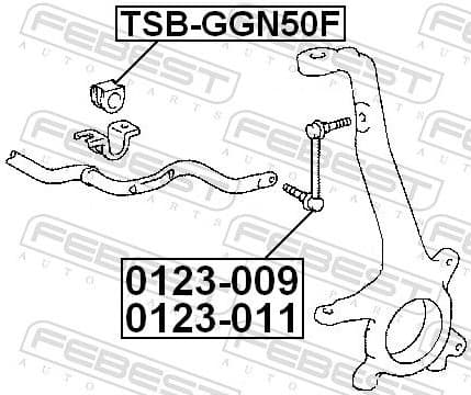 Mounting, stabiliser bar TSB-GGN50F - image 2