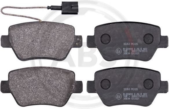 Brake Pad Set, disc brake 35350