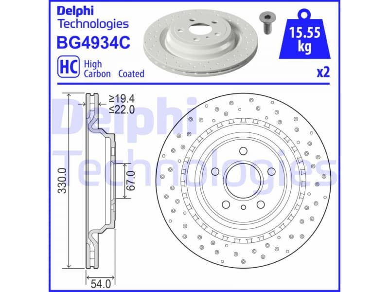 Brake Disc BG4934C