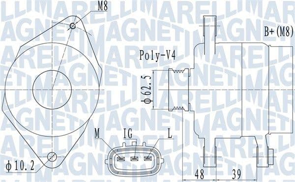 Alternator 063731517010