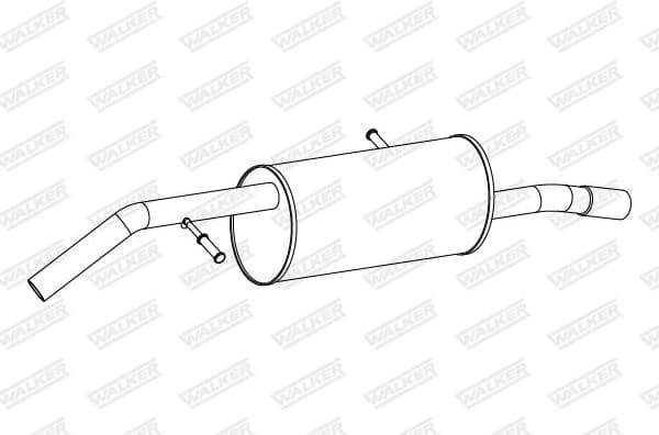 Rear Muffler 24262