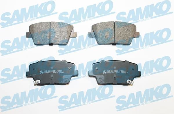 Brake Pad Set, disc brake 5SP2142