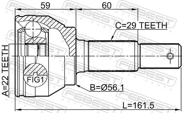 Joint Kit, drive shaft 0210-F15 - image 2